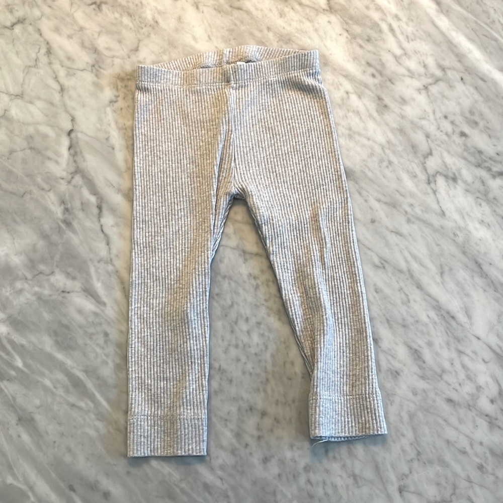 Jamie Kay Ribbed grey leggings